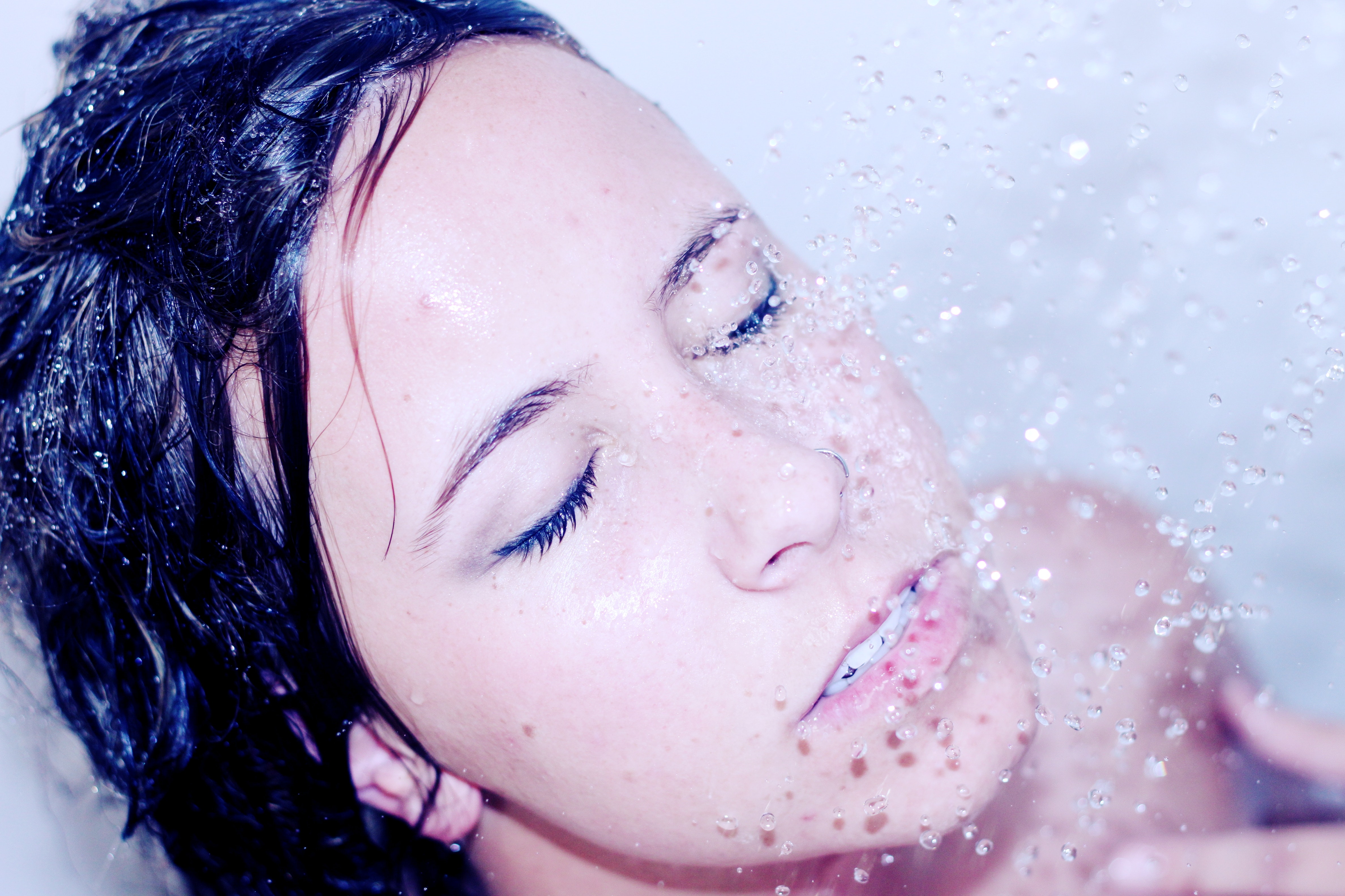 A relaxing shower